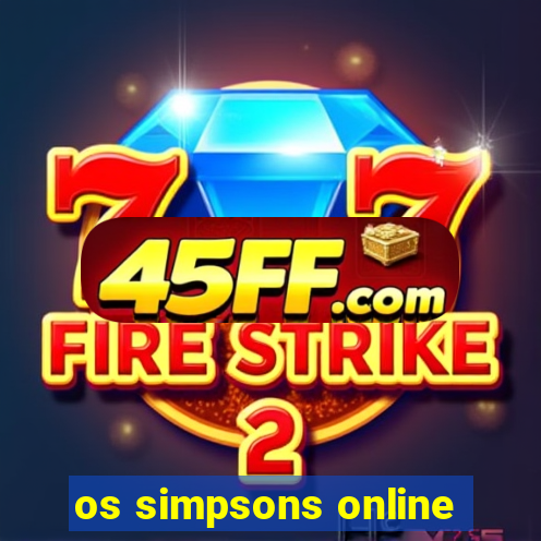 os simpsons online